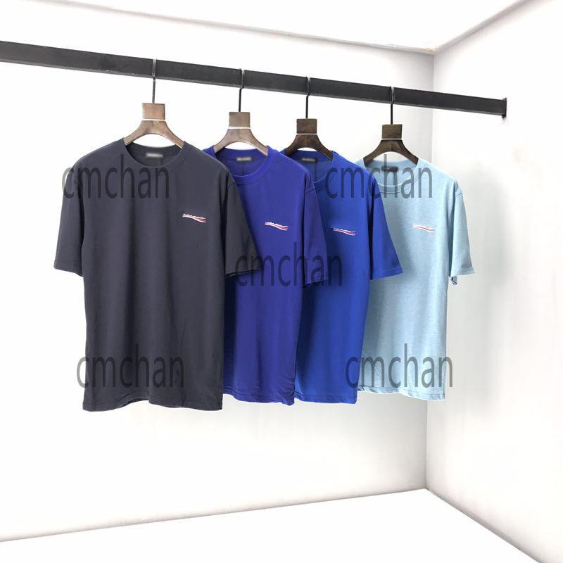 

2020Spring Summer Fashion Polo Mens Designer Brand T-shirt Embroidered Tiger Wolf Short-sleeved T-shirt Men's Youth T-shirt 10z