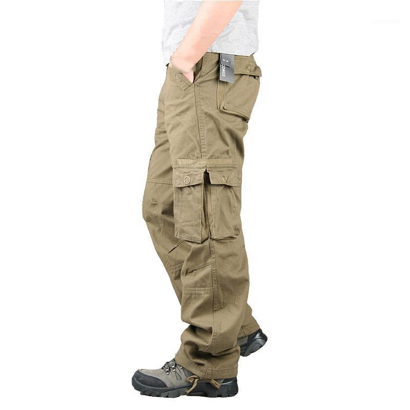 

Outdoor Sports Men Hiking Pant Male Windproof Multi-pockets Camping Fishing Climbing Tactical Cargo Hunting Trousers1, Army green