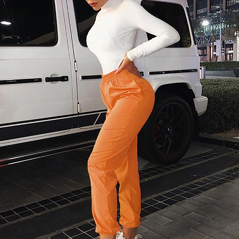 

Women's Loose Yoga Pants Fashion Solid Color High Waist Sweatpants Running Sports Leggings Casual Fitness Warm Tie Feet Pants