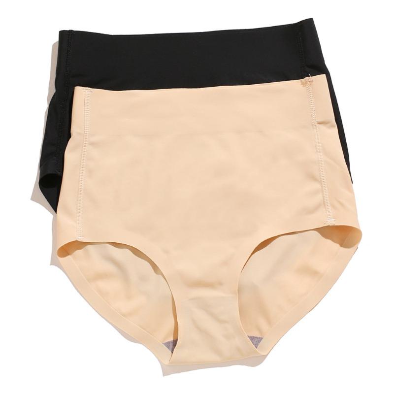 

Soft and elastic comfortable underwear Lace hollow sexy fashion boxer briefs Pure color casual high waist women' panties, Black