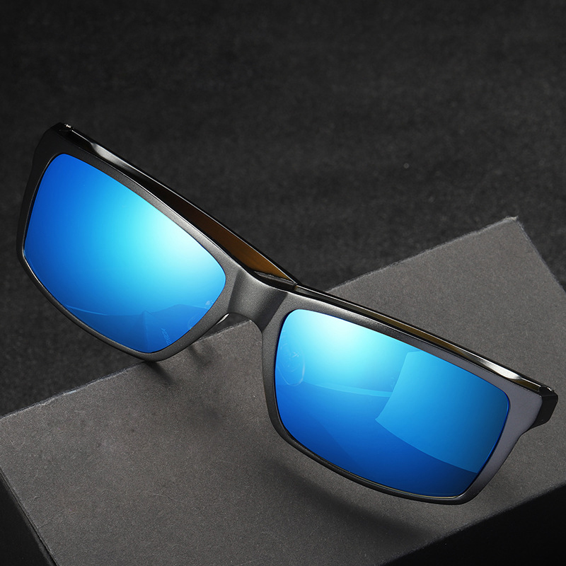 

New Square Aluminum Magnesium Sunglasses Fashion Sport Women Shades Men's Polarized Sun Glasses Coating Mirror Glasses Male 538