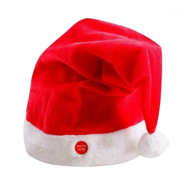 

Electric Christmas Hat Singing Swing Hat Santa Cap Music Party Funny Cheerful Beautiful Atmosphere1