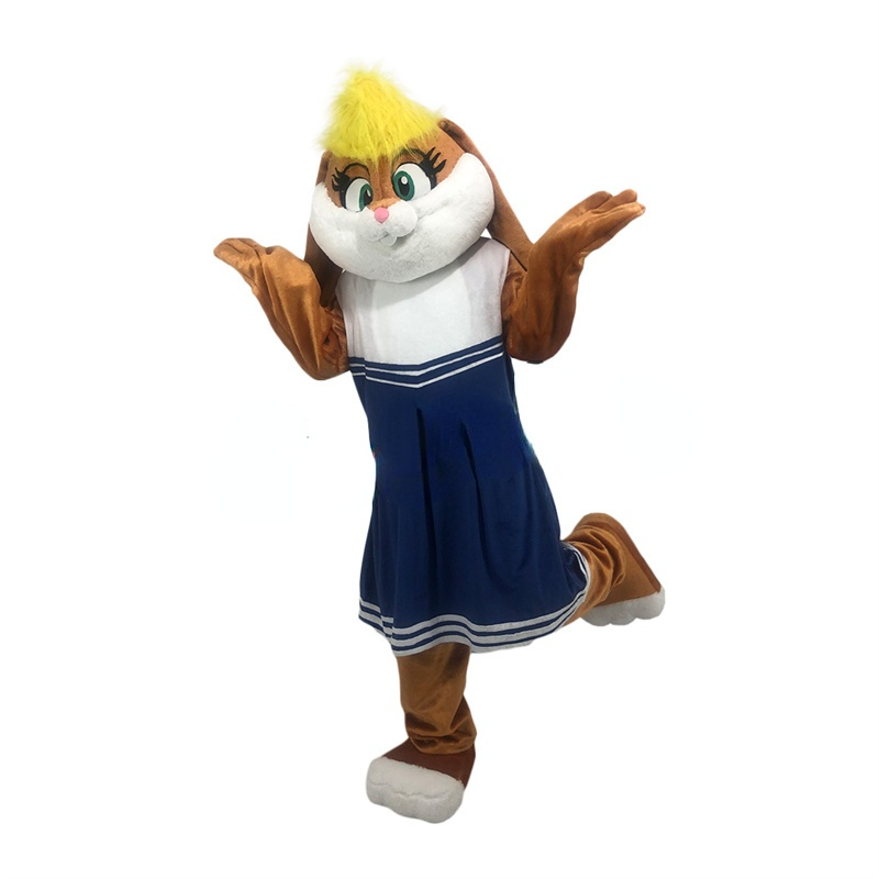 Mascot Costumes Cute Rabbit Girl Mascot Costume Holiday Adult Cartoon Role-playing Large-scale Event Performance and Costume-image-748266582