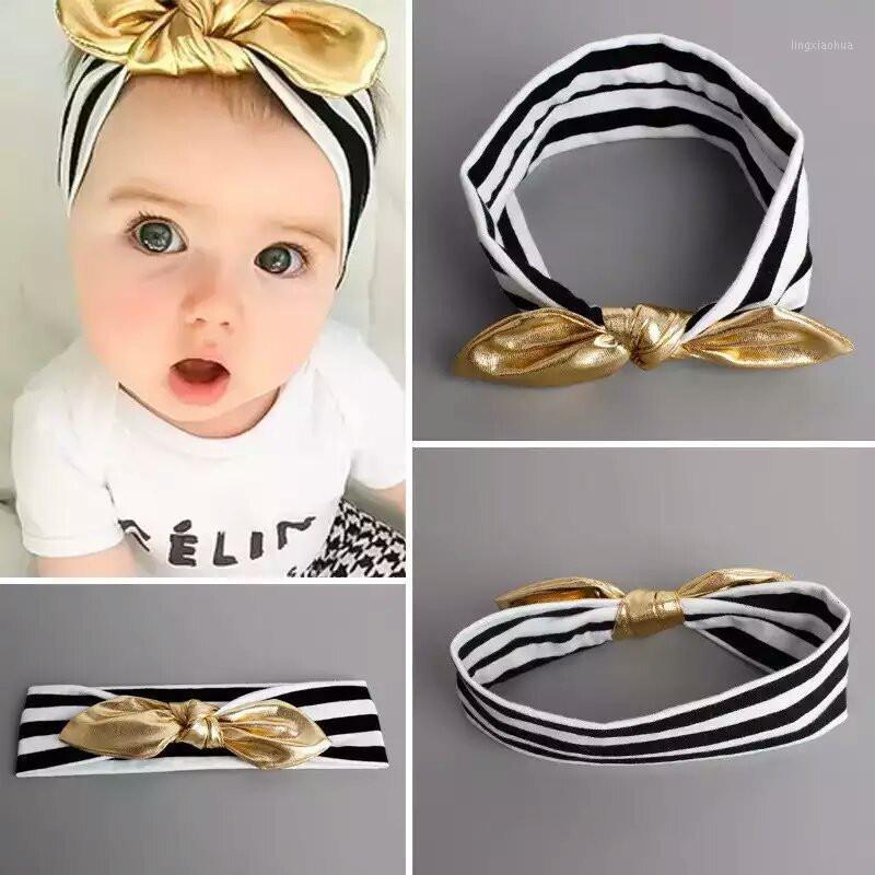 

Baby Girl Headband Infant Hair Turban Cloth Tie Bow Newborn Headwear Tiara Headwrap Gift Toddler Bandage Ribbon Ear1, Black