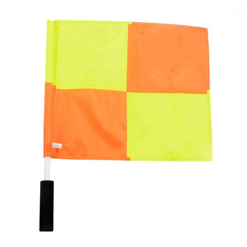 

1Pair Soccer Referee Flags Professional Fair Play Football Linesman Flags With Storage Bag Sports Game Referee Equipment1
