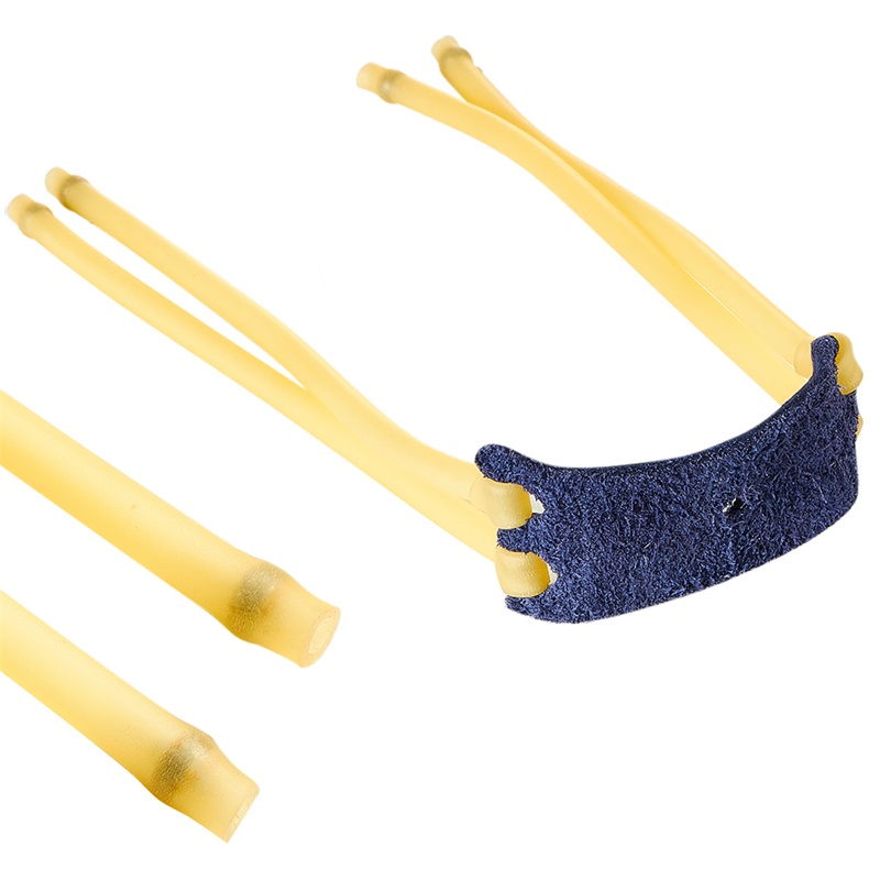 

two strand Slingshot Hunting Powerful Flat Rubber Band High Elasticity Outdoor Catapult Shooting Accessories