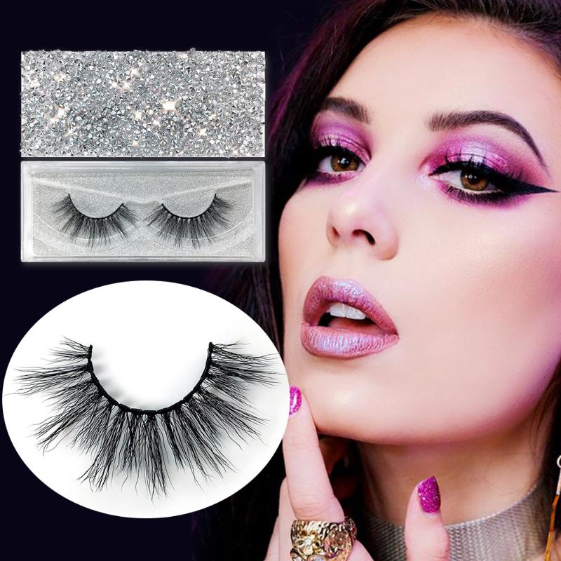 

Mink False Eyelashes Cross Fake Eyelashes Thick Waterproof Long Lasting Eyelash Extension Supplies Wholesale
