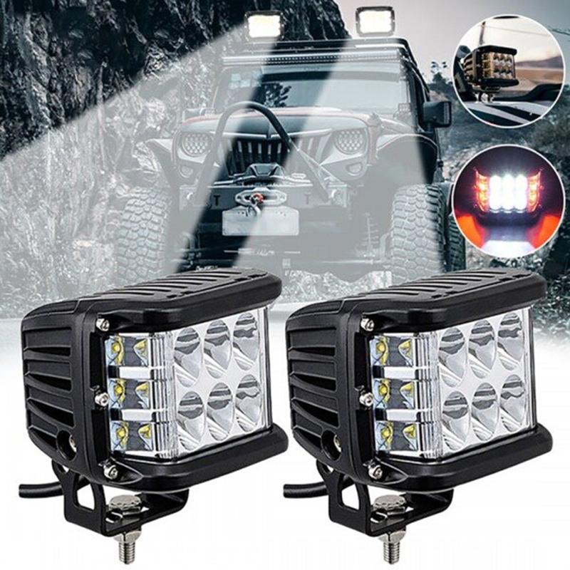 

3.75" Dual Side Shooter Dual Color Strobe LED Pods for Truck ATV Boat Car ALS88