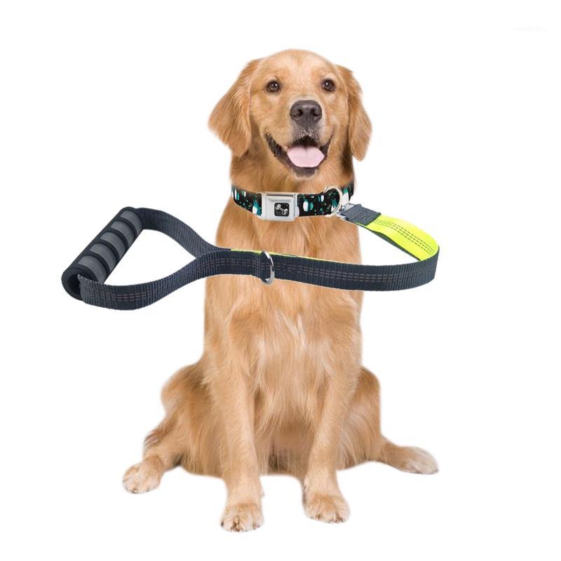 

Pet Dog Leash Night Reflective Walking Training Traction Rope padded handle Small-Medium Dogs Leading leashes1