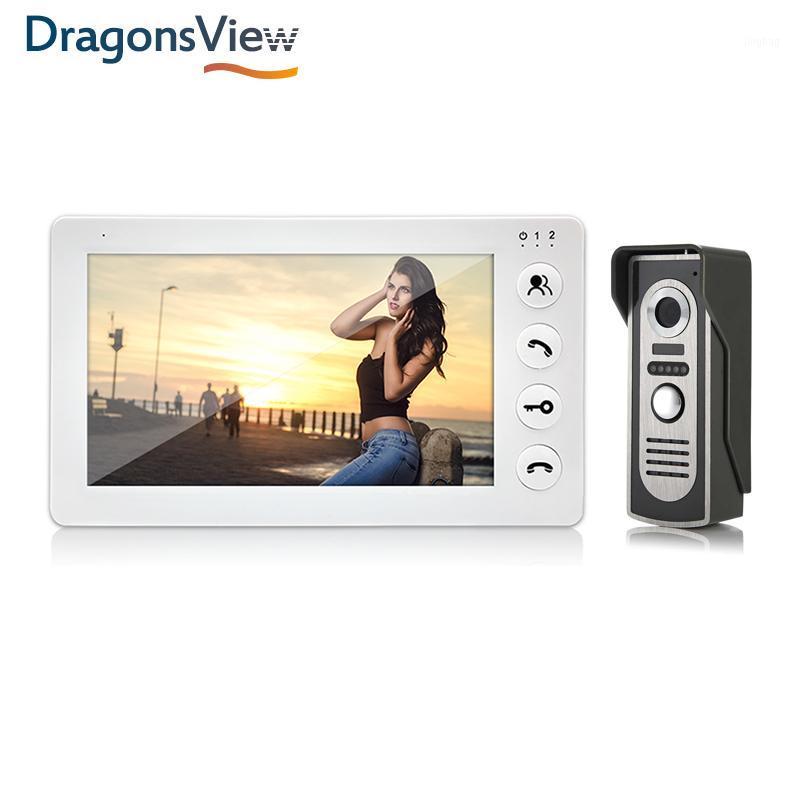

Dragonsview 7 inch Indoor Monitor Wired Video Door Phone Video Intercom System With Recording Motion Detection Security System1