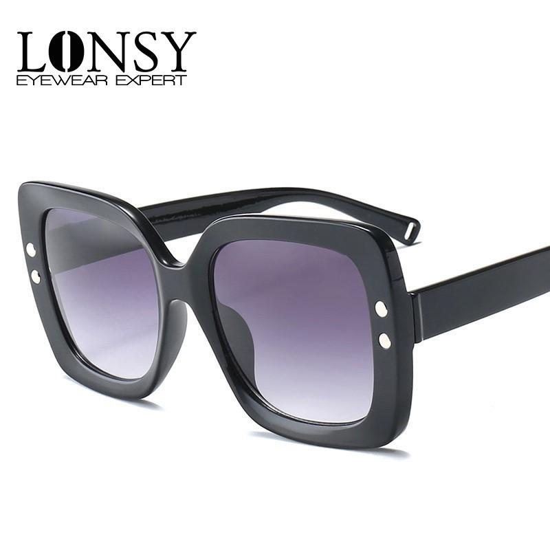 

LONSY Fashion Oversize Sunglasses Women Sun Glasses Female Glasses For Women Gafas De Sol Uv400