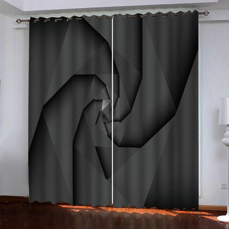 

custom blackout curtains Living room bedroom window curtain Modern and fashionable European decoration, As pic