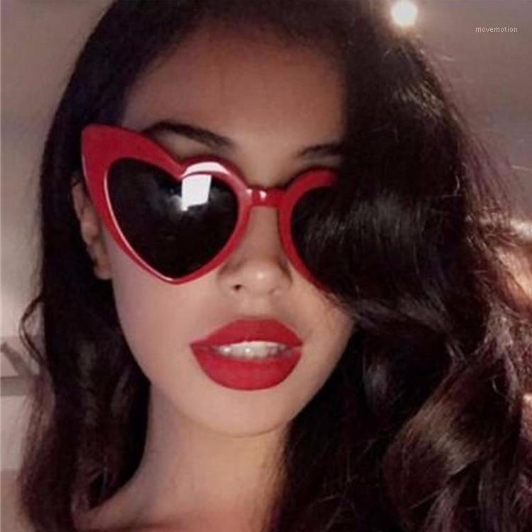 

Fashion 2020 Women Glasses Heart Shaped Sunglasses Cute Big Shades High Quality1
