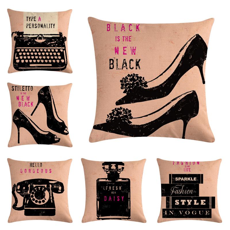 

Ancient Telephone Decorative Cushion Cover Cotton Linen Square Throw Pillow Cover 45x45CM Pillow Case Home Office Car Sofa Decor