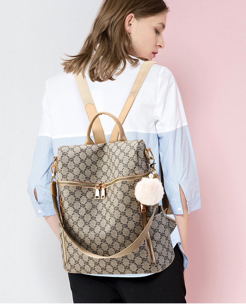 

High Quality Leather Christopher Backpack Luxurys Designer knapsack Men Women Classic Flowers Plaid Schoolbag Satchel Back pack 0001, 40