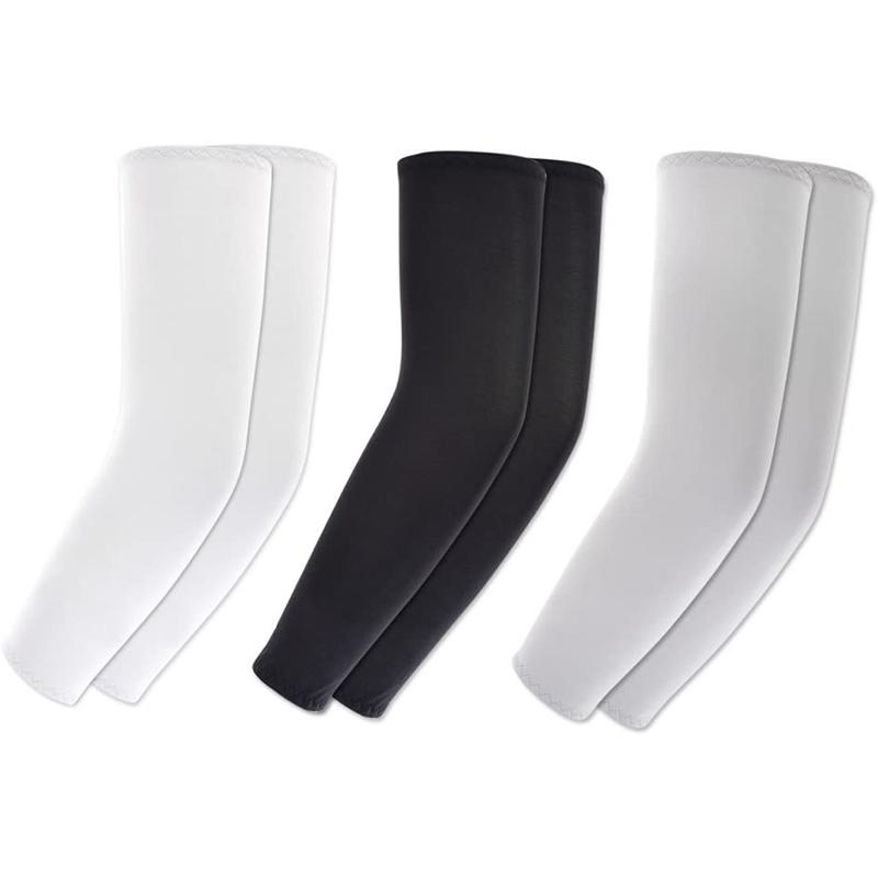

3 Pair Arm Sleeves Ice Sun UV Cooling Arm Sleeve for Hiking Golf Cycle Drive Outside Activities, As pic