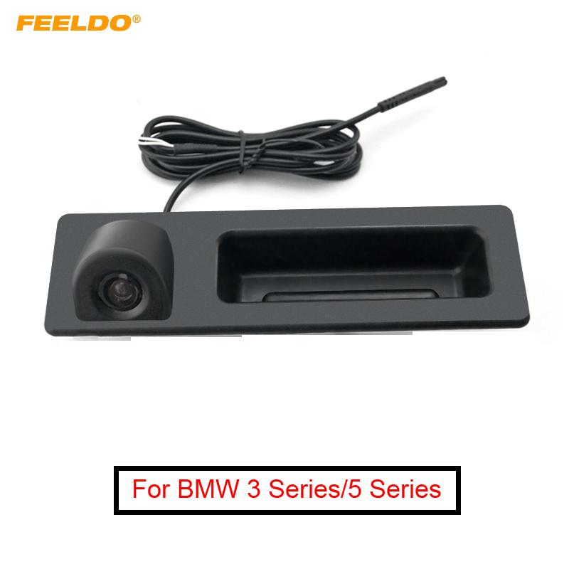 

FEELDO 1Set Car Rearview Camera For 3/5 Series X3 X4 X5 X6 Trunk Handle Camera Original Size Parking #AM1665