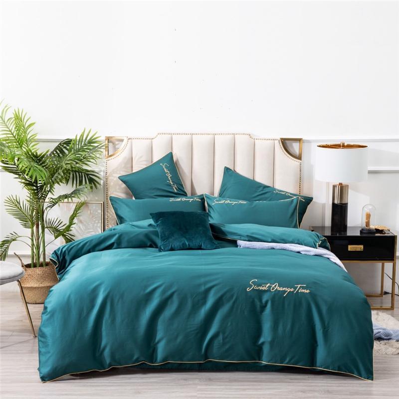 

Blancstar Bedding Sets 100% Cotton Winter Four-piece Bed Linen Stitch Bedding Set Comforter Sets Comfort Q046-41, Jasper