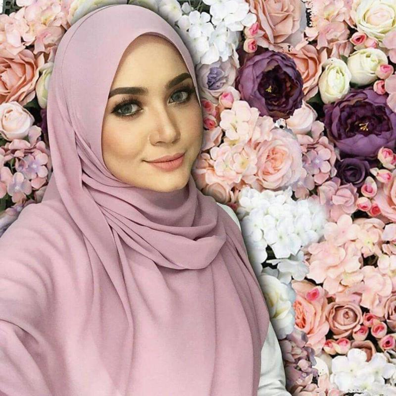 

Plain Bubble Chiffon Hijab Shawl Scarf Women 2020 Solid Color Long Shawls and Wraps Muslim Hijabs Scarves Ladies Foulard Femme