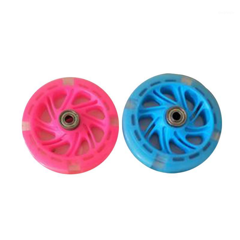 

Scooter Accessories Wheel PU Scooter Wheel With 2 Bearings 120*20 Flash Child Bicycle Auxiliary Strong And Sturdy1