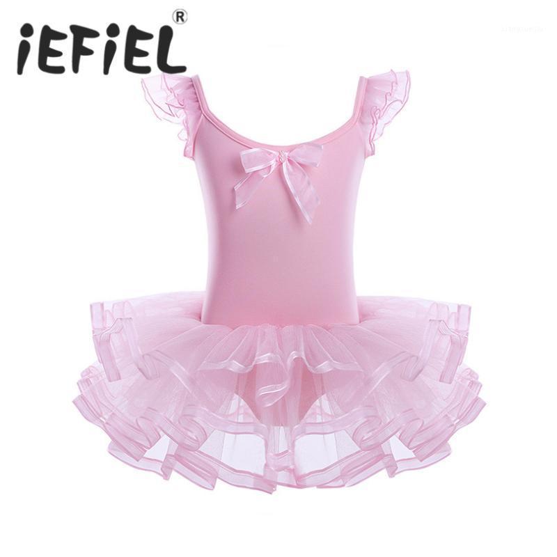 

iEFiEL Children Kids Ballet Mesh Tutu Tulle Dress Dancing Ballet Performance Fancy Party Costumes Kids Girls Dancewear Clothes1, Blue