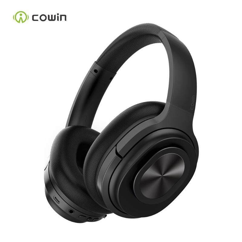 

Cowin SE7MAX Active Noise Canceling headphone Bluetooth 5.0 Wireless headphones with microphone Super HiFi Deep Bass Headset, Black