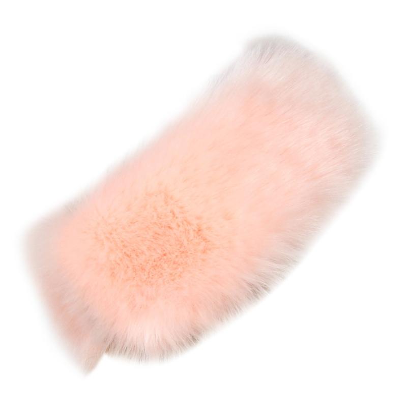 

Faux Fur Headband Outdoor Ear Warmers Multicolor Furry Warm Earmuffs Hairband 449F, Dark grey