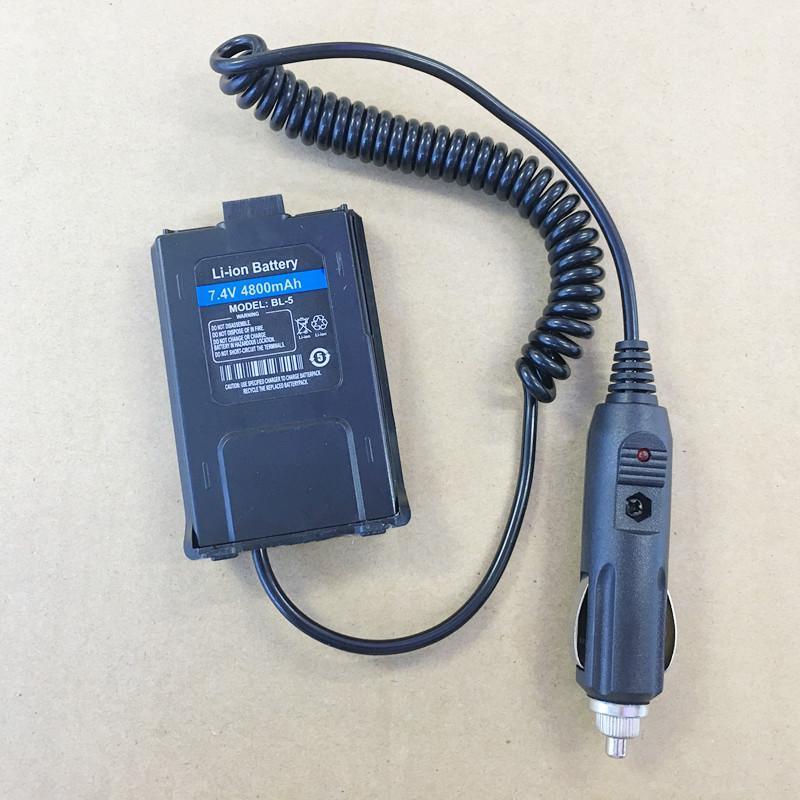 

Car charger eliminator for baofeng bf-uv5r uv5rb uv5re walkie talkie input DC12v1