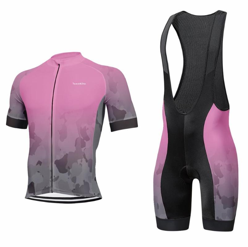 

Runchita New Men's Breathable Cycling Jersey Cycling Sets Short Sleeve Summer Clothing Bike Clothes Quick-Dry