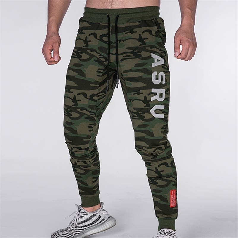 

Gyms Mens Joggers Skinny Sweat Men Pants Embroidery Cotton Tights Sweatpants Men Side Zipper Trousers 201113, Khaki