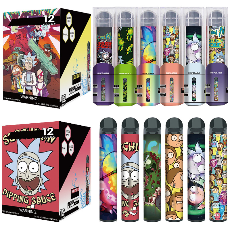 

Best selling 2000PUFFS POCO XXL Disposable Vape device 6ml pod system with 2000puffs vape pen vapor starter kit