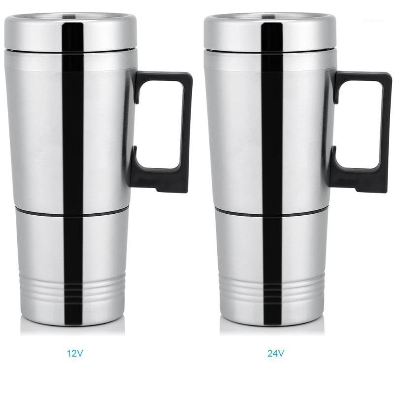 

300ml Electric Kettle Stainless Steel Auto Heater Car Mug Heater Cup Bottle Coffee Water Mug Vehicle Heating Cup1