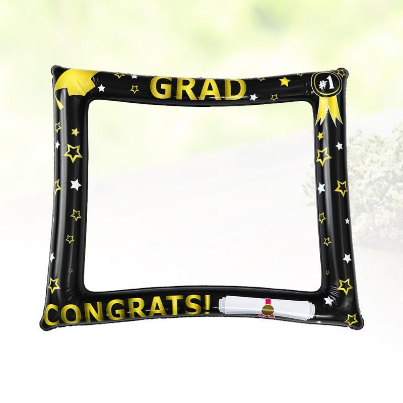 

2pcs Photo Frame Fun Selfie Frame Photo Prop Decoration for Graduation1