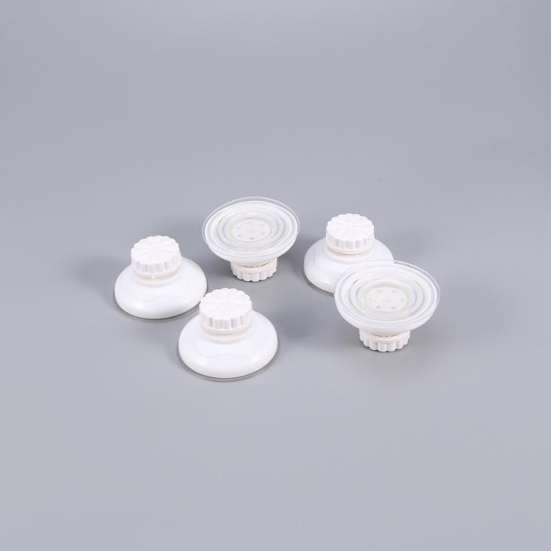 

5pcs 6.1cm PVC Rotate Vacuum Suction Cups Accessory with Screw Pole for Bath Shelf Shower Caddies