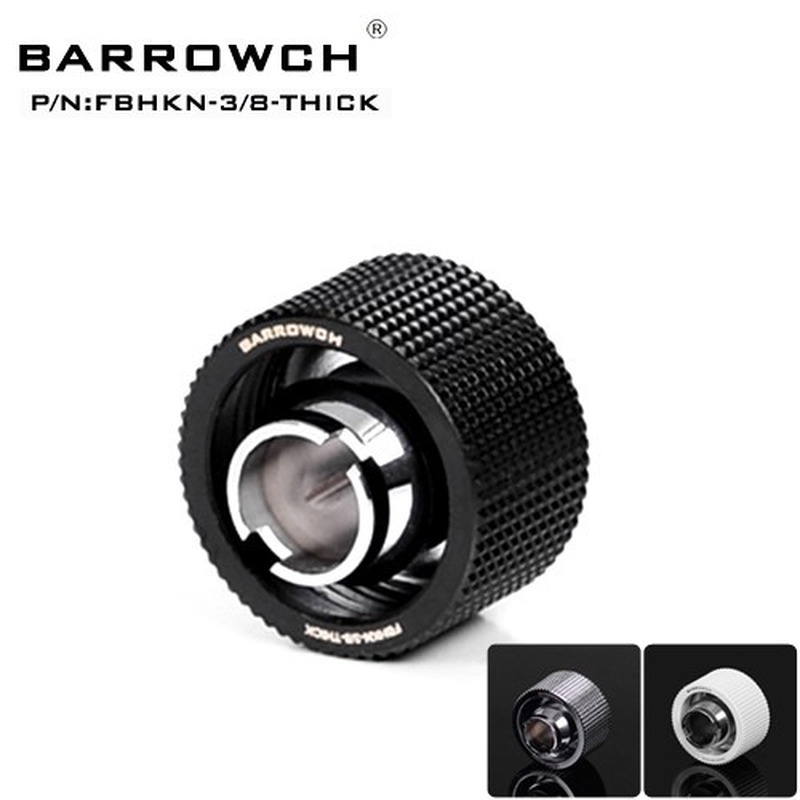 

Barrowch FBHKN-3/8-THICK Compression Fitting - (ID3/8-OD5/8)Soft Tubing