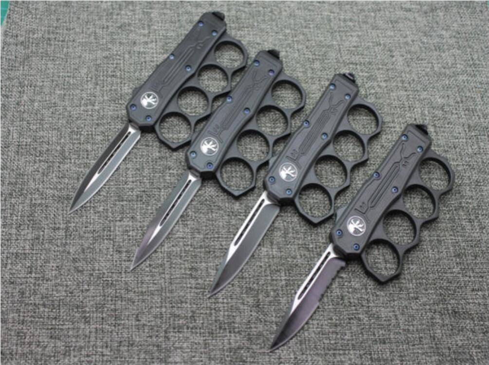 

Micro-tech MT Automatic ejecting knife Automatic knife 440 blade Zinc aluminum alloy handle Camping outdoor tools Tactical Survival tools
