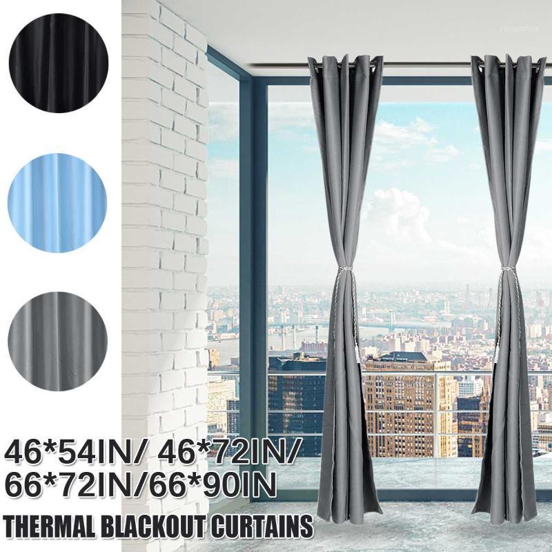 

Modern Blackout Curtains For Living Room Window Curtains For Bedroom Fabrics Ready Made Finished Drapes Blinds Tend1, Blue