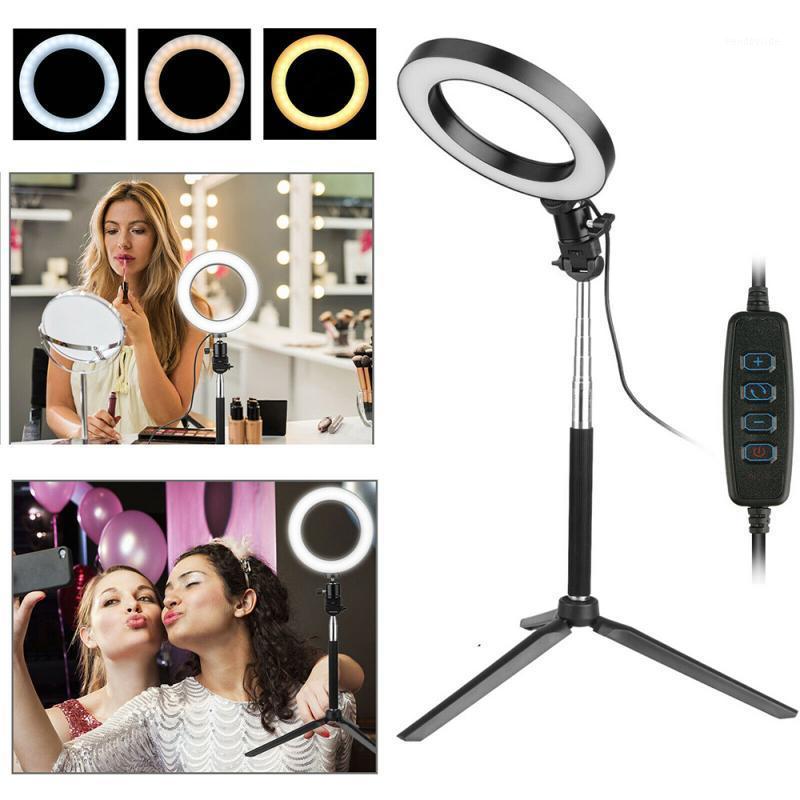

LED Studio Ring Light Photo Video Lamp Light Dimmable Tripod With Phone Holder Selfie Camera Phone For Youtube Twitch Live1