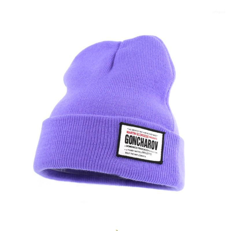 

Beanie/Skull Caps Winter Couple Beanie Hats Casual Wild Warm Knitted Hat Letter Label Decoration Ladies Hedging Your Men's Fashion1, Beige