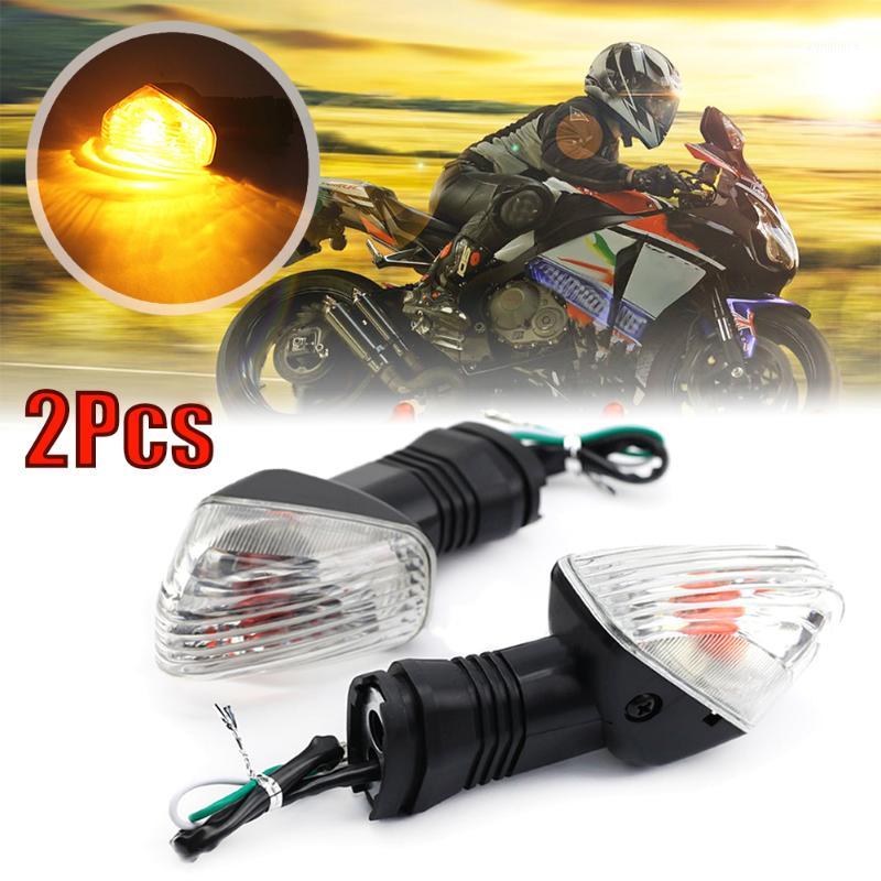 

2Pcs Motorcycle Turn Signal Lights for KLE650 KLR650 KLE500 Z750 Z750S Z10001, As pic