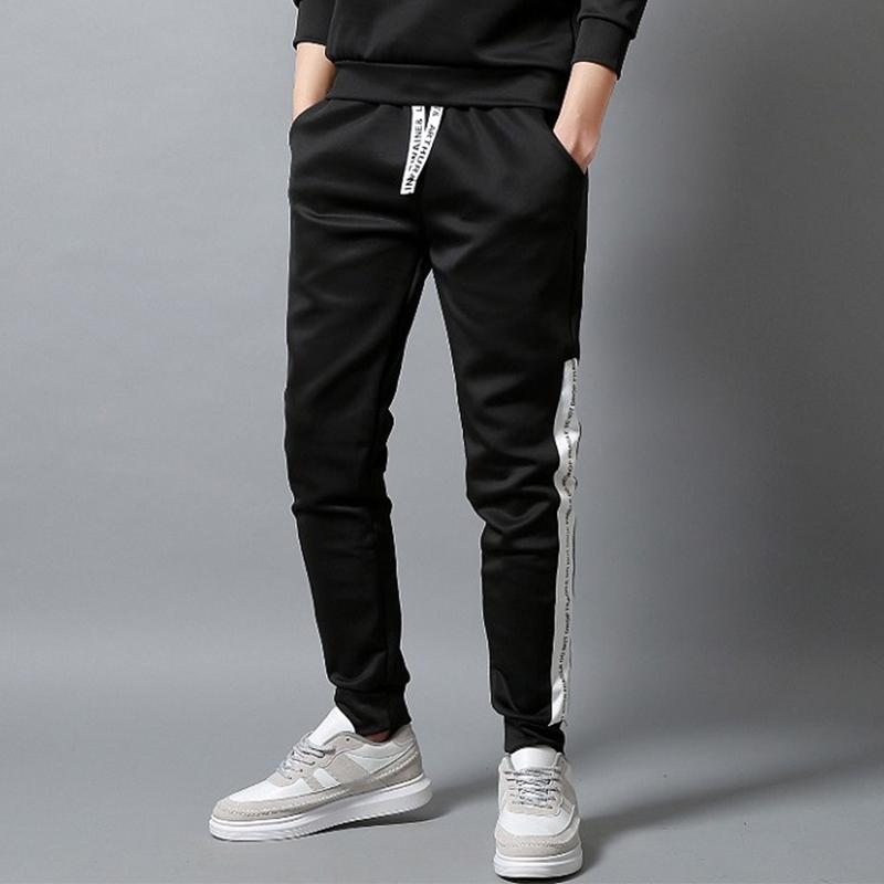 

Joggers Men Pants Streetwear Causual Trousers Fitness Sportswear Tracksuit Sweatpants Elastic Waist Full Length Track Pant -4XL, Gray