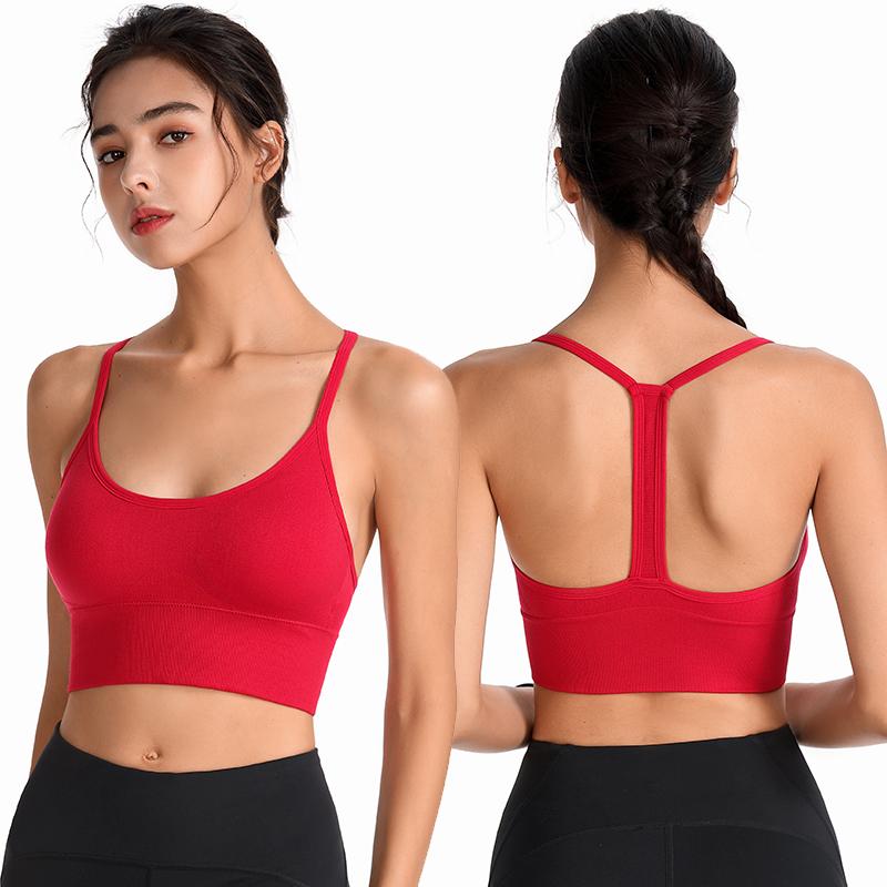 

Women Sport Bras Hollow Out Beauty Back Yoga Sports Bra Shockproof Quick-drying Fitness Sports Underwear Sexy Gym Undies, Black