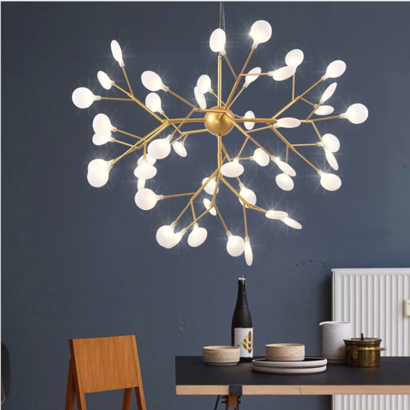 

LED chandelier lamps lights For Living Room Bedroom Home Modern Pendant ceiling Fixture decorative firefly