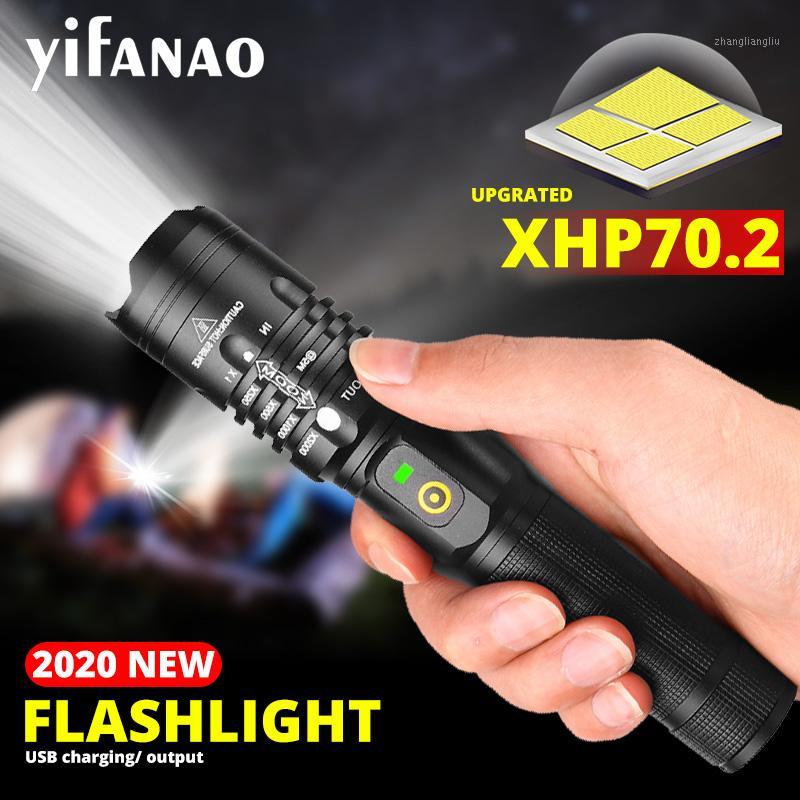 

Powerful LED XHP70.2 26650 Rechargeable Torch XHP50.2 18650 USB Zoom Lantern XHP50 Hunting Lamp Self Defense1