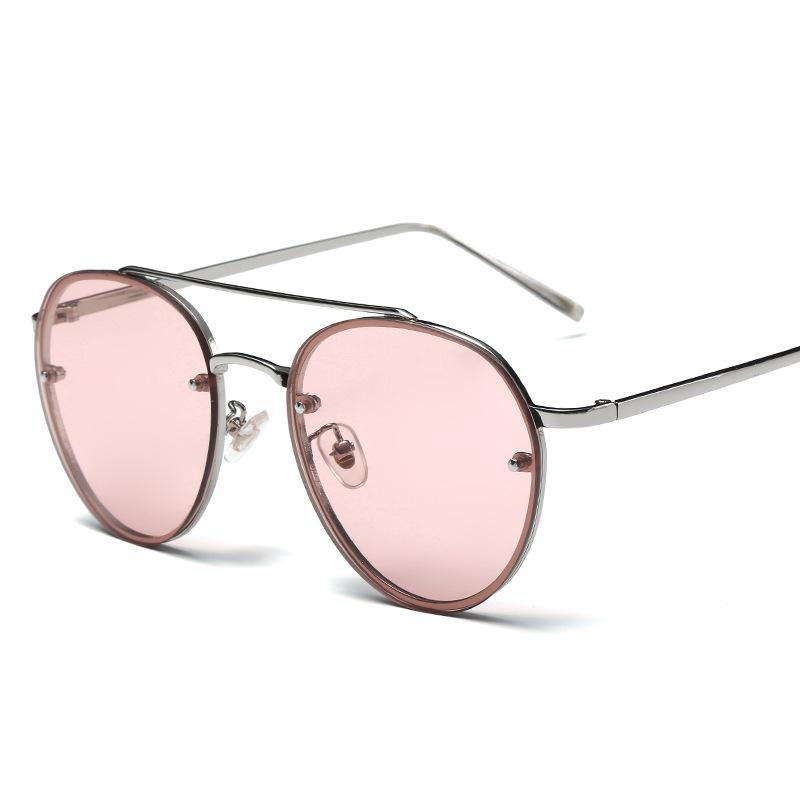 

New Multicolor Ocean Sunglasses Ladies Fashion Style Steampunk Metal Sunglasses Brand Designer Casual Butterfly Glasses UV400