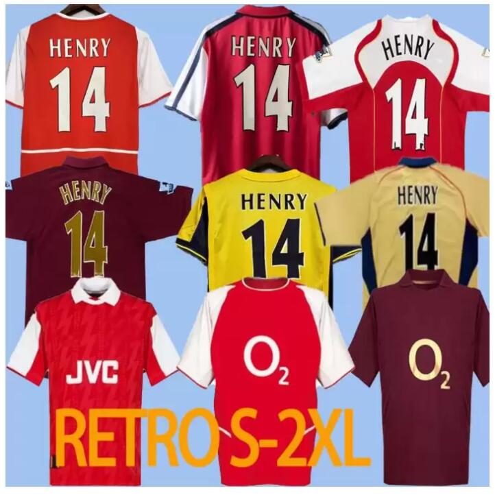 

HIGHBURY HOME FOOTBALL SHIRT JERSEYs SOCCER PIRES HENRY REYES 02 03 Retro JERSEY 05 06 98 99 BERGKAMP 94 95 ADAMS Persie 96 97 Galla 86 87 89, 99/00