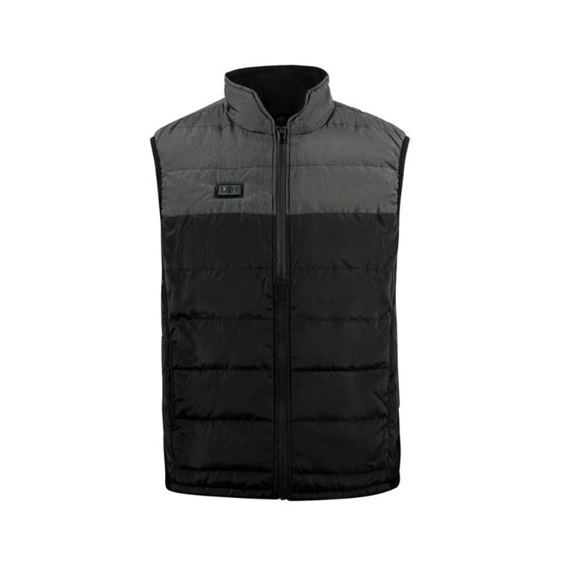 

USB Infrared Electric Heated Vest Winter Warm Wind Resistant Comfortabl Jacket For Outdoor Activity Camping Ski Equipment, Black