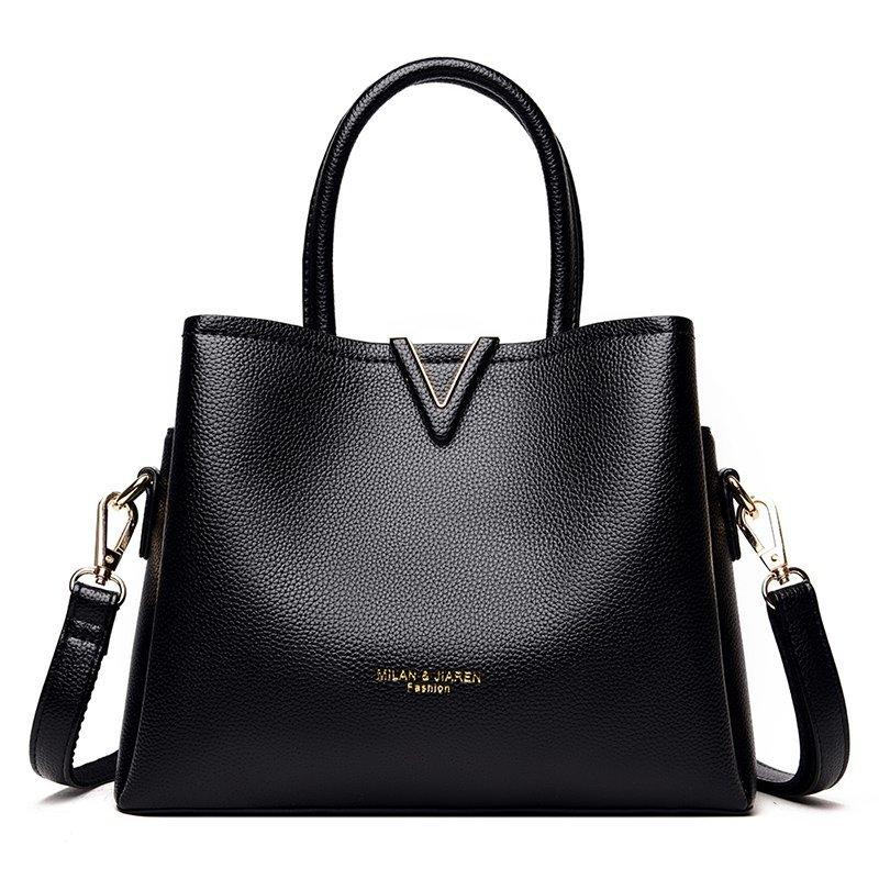 

2021 Luxury Fashion Leather Bag Large Women Leather Handbags Famous BFamous Brand Messenger Bags Ladies Casual Tote Shoulder Bag, Green women bags