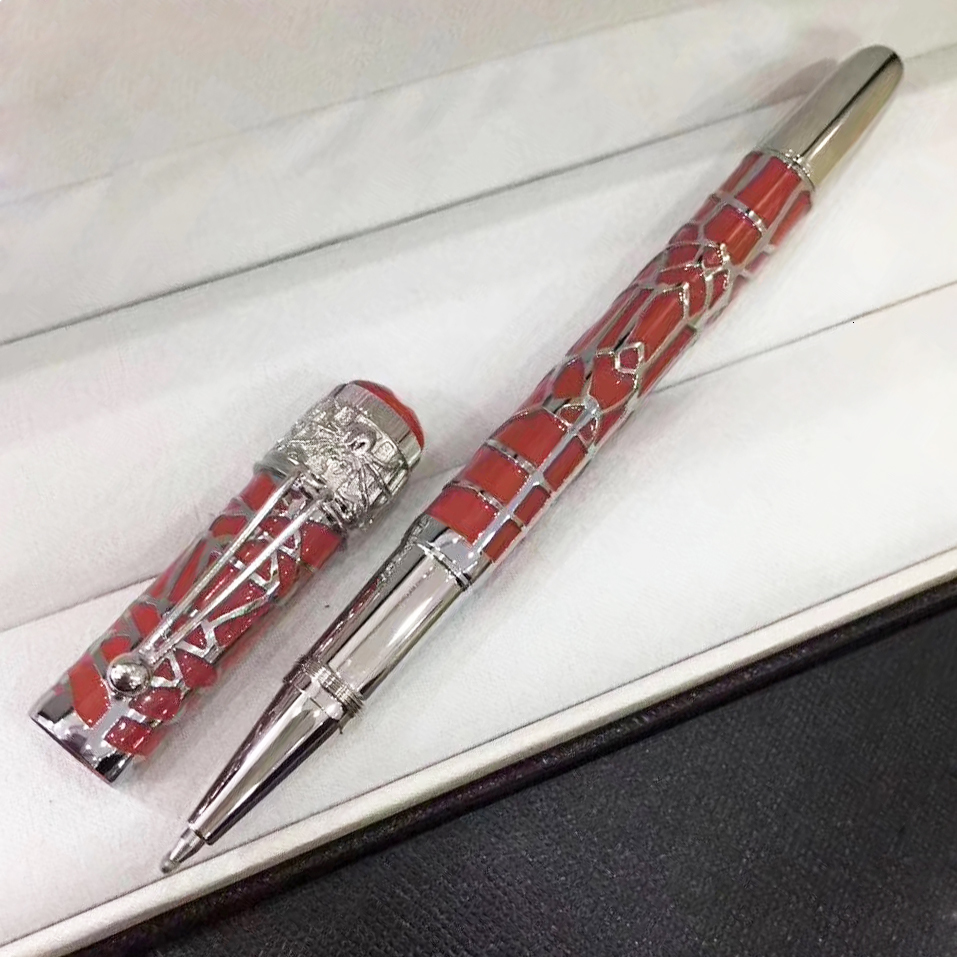 

Famous Pen Heritage Series Black Spider Limited Edition 1906 Germany Roller Ball Pens with Spider Carving
