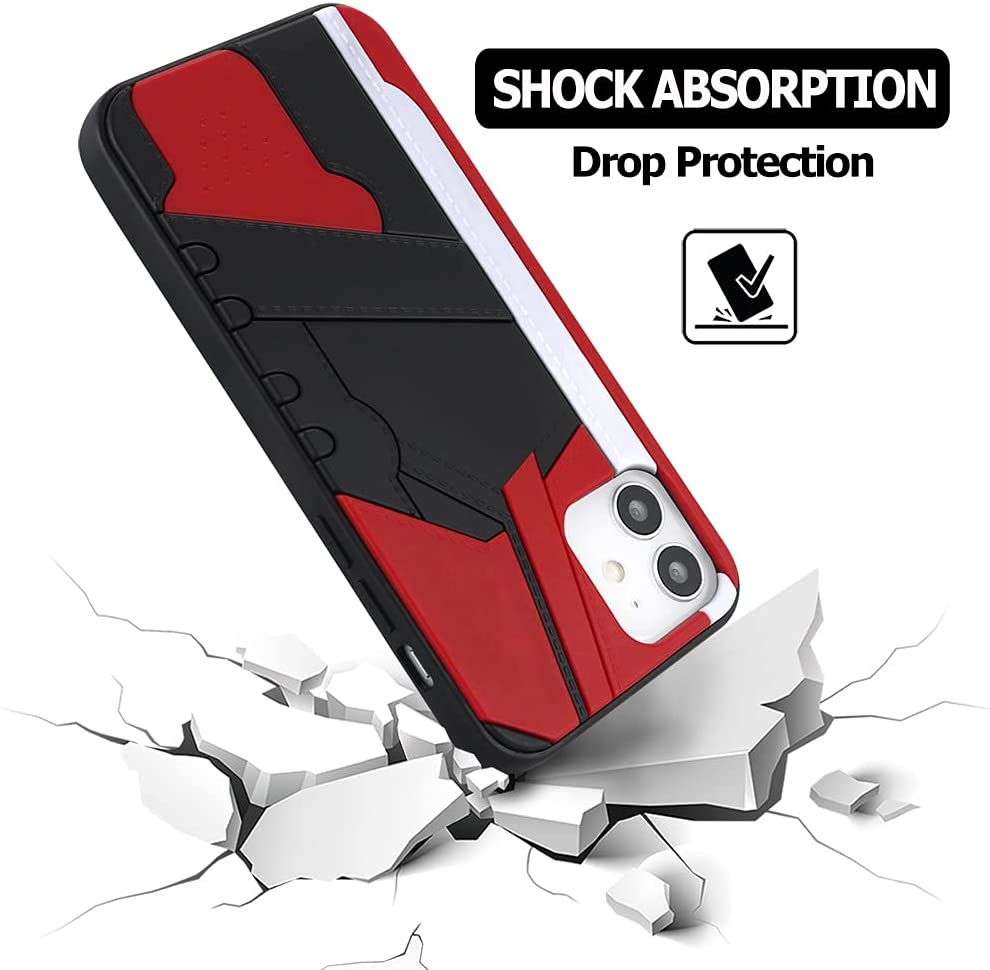 

3D Bred 1 Designer Inspired Cell Phone Cases Full Protective Soft Grip Textured Shock Absorbing Fashion Case For iPhone 11 12 13 pro max 7 8